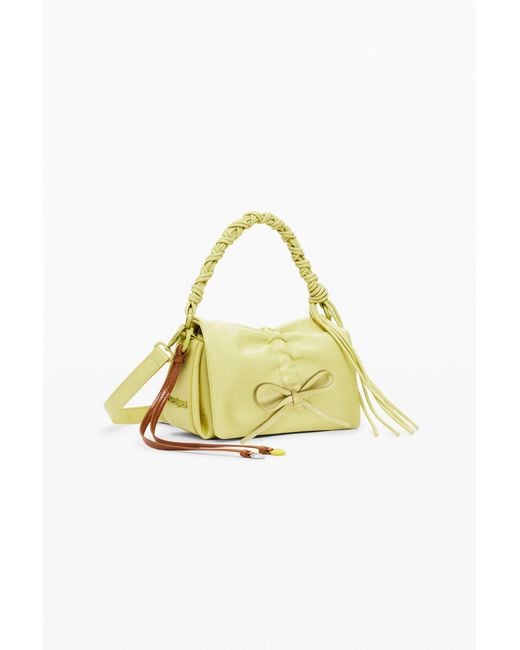 Desigual Metallic Small Shiny Bow Bag, Polyurethane