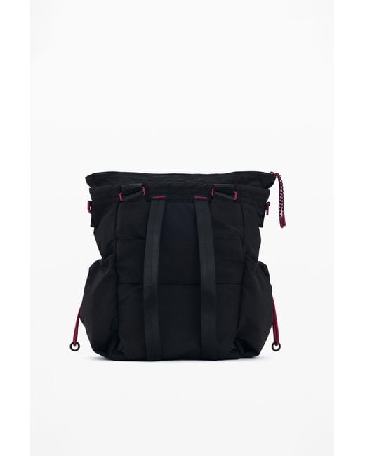Desigual Black Medium Nylon Backpack, Polyester