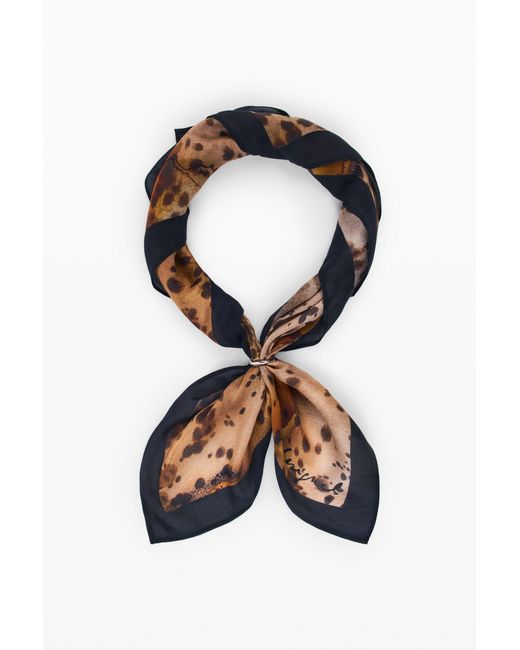 Desigual Brown Honey Scarf