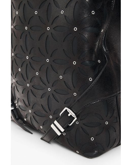 Desigual Black Mini Small Backpack, Polyamide