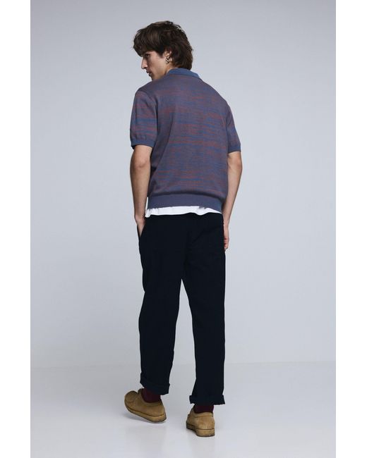 Desigual Blue Polo Jacquard, Cotton for men