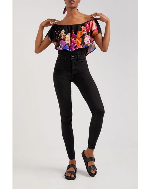 Desigual Red M. Christian Lacroix Bodysuit