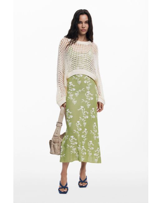 Desigual Green 2-In-1 Dress