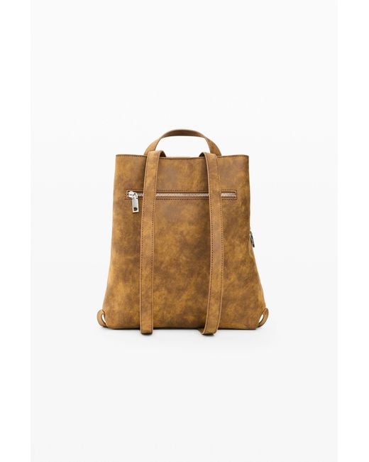 Desigual Natural Mini Small Backpack, Polyurethane