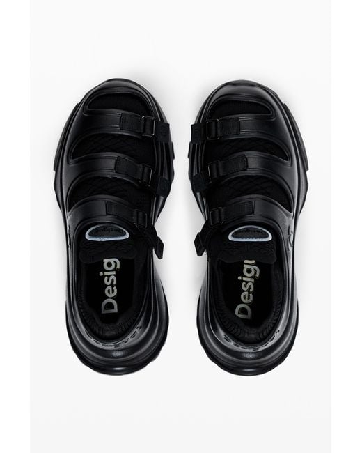 Desigual Black Slip-On Sneaker, Ethylene Vinyl Acetate