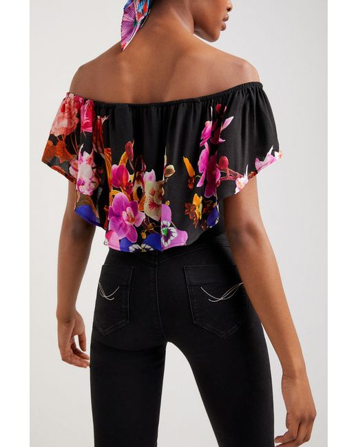 Desigual Red M. Christian Lacroix Bodysuit