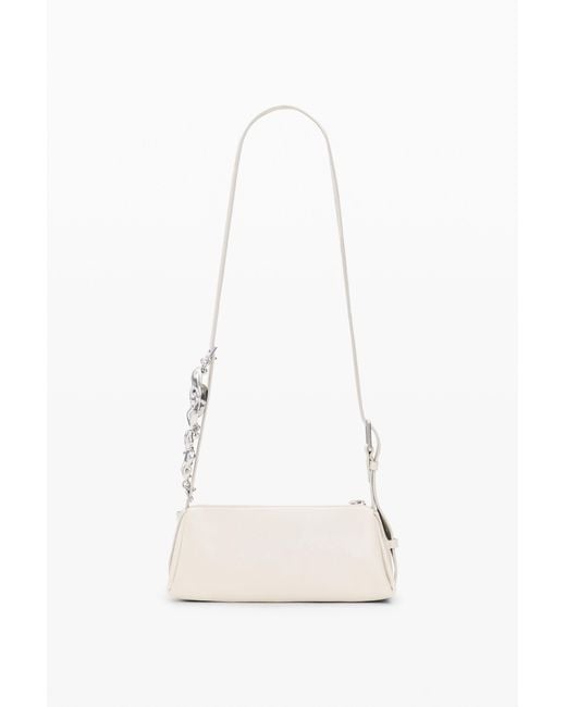Desigual White Small Bag With Charms, Polyurethane