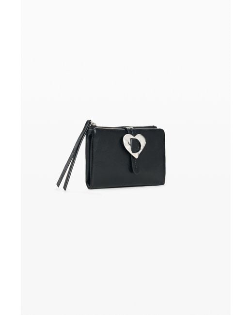 Desigual Black Medium Wallet, Polyurethane