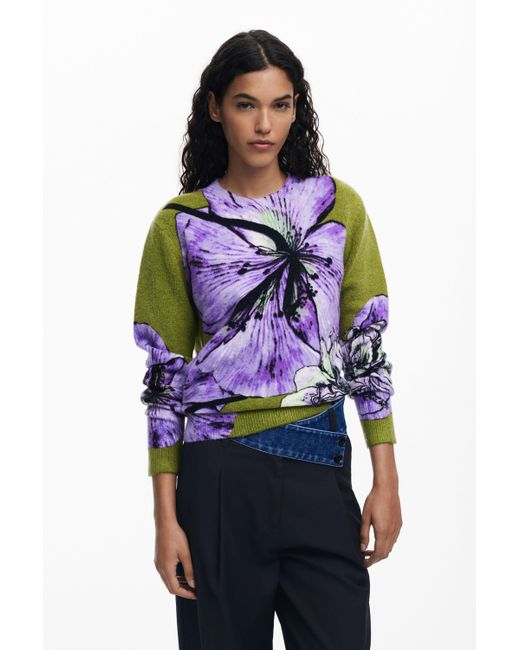Jersey Diseñado Por Mr. Christian Lacroix Desigual de color Red