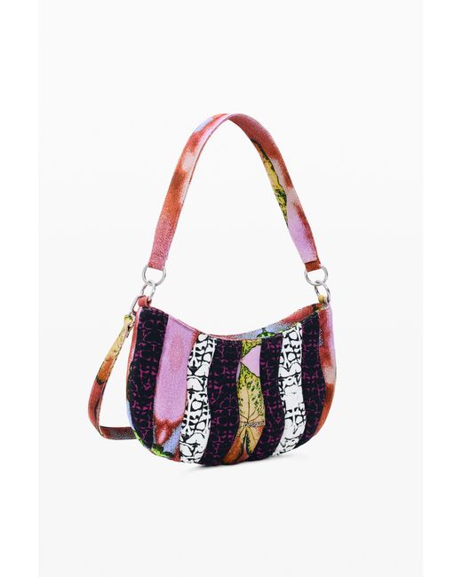 Desigual White Medium Bag Designed By M. C. Lacroix, Cotton