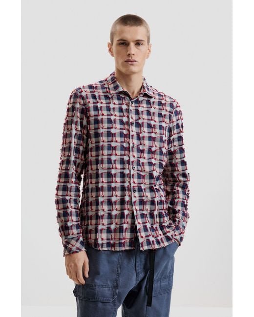 Desigual Checkered Shirt, Cotton for men
