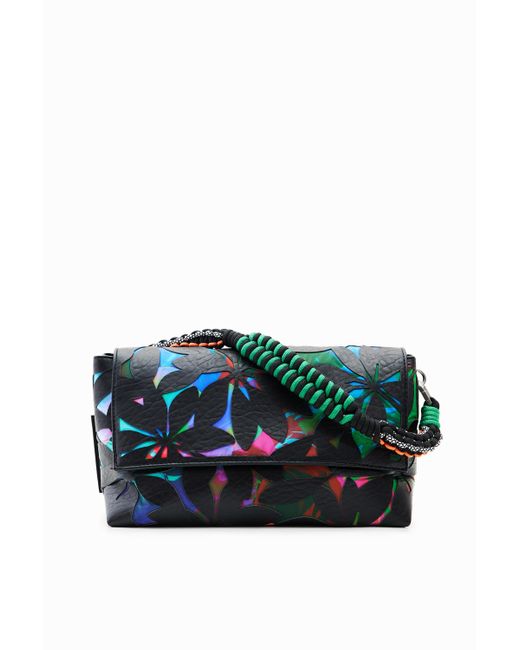 Sac Bandoulière Desigual Bleu Marine - Occasion Excellent état - Plusieurs Poches