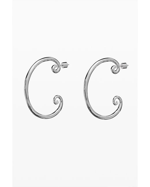 Desigual Black Hoop Zalio Earrings