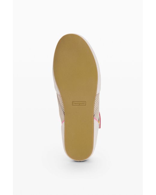 Desigual Black Ballerina Mesh Logo