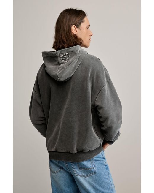 Desigual Black Mickey Disney Hooded Sweatshirt, Cotton for men