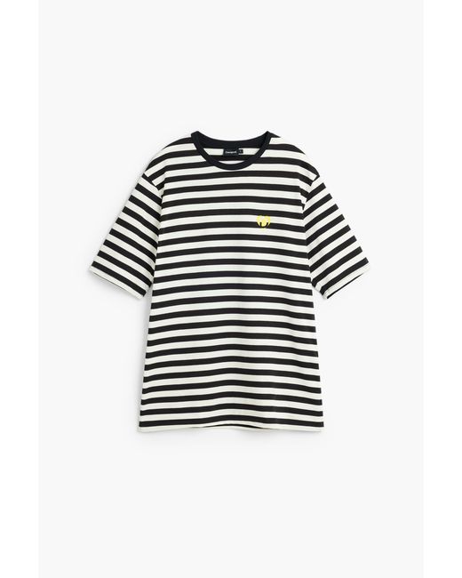 Desigual Multicolor Striped T-Shirt 100% Cotton, Cotton for men