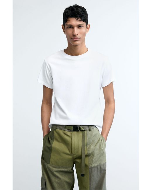 Desigual Green Military Long Pants for men