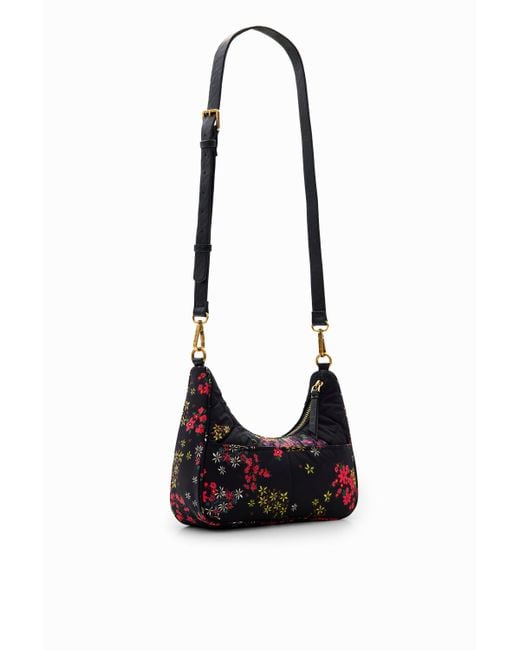 Desigual Black Small Padded Bag, Polyester