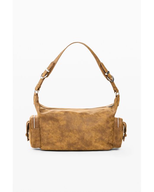 Desigual Metallic Medium Buckle Bag, Polyurethane