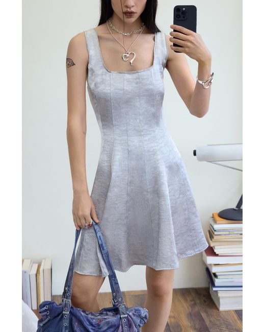 Desigual Blue Panel Short Dress