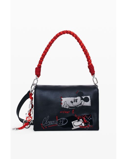 Desigual Black Mittelgroße Umhängetasche