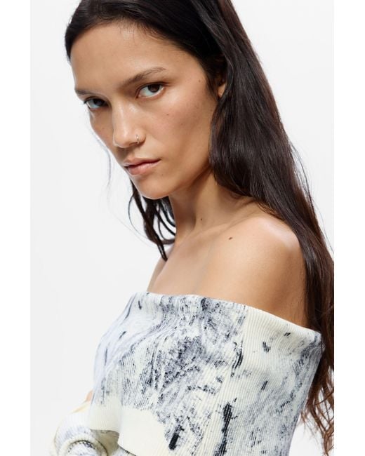 Desigual White Fine Oslo Sweater