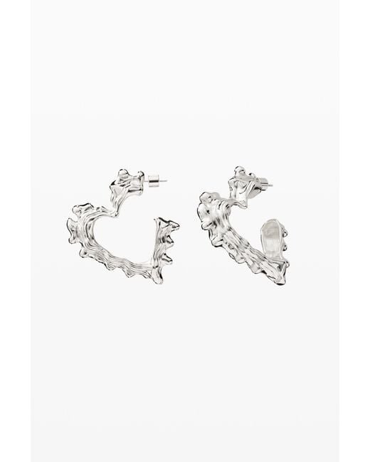 Desigual Black Small Zalio Heart Earrings