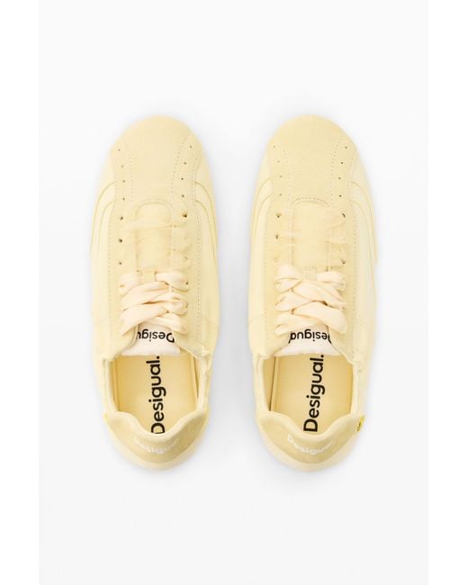 Desigual Yellow Bow Sneakers