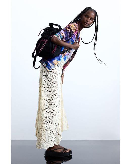 Desigual Black Medium Nylon Backpack, Polyester