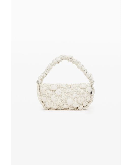 Desigual White Quilted S Bag, Polyester