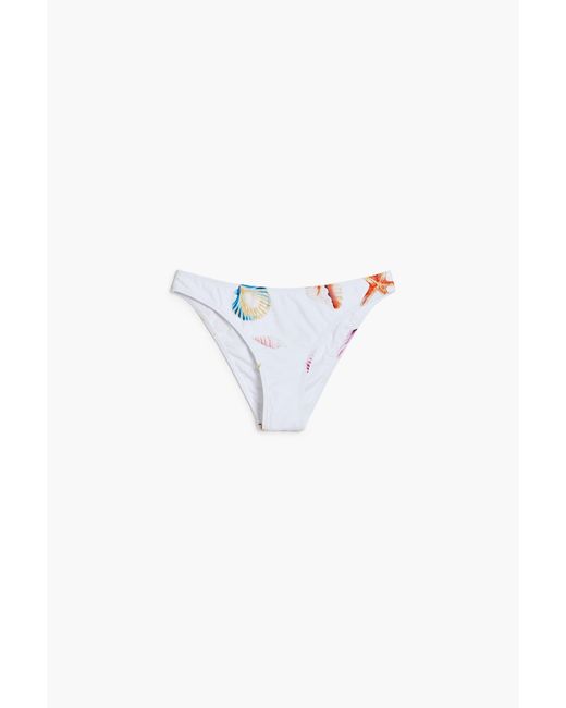 Desigual White Seashell Bikini Bottoms