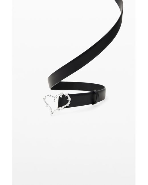 Desigual White Zalio Leather Belt