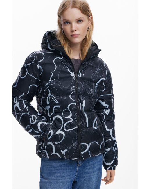 Veste Matelassée Réversible Desigual en coloris Blue