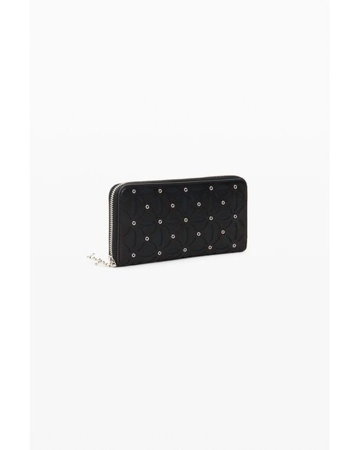 Desigual Black Large Quilted Wallet, Polyamide