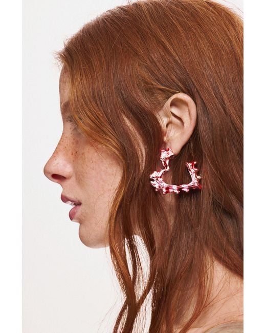 Desigual Pink Heart Zalio Earrings