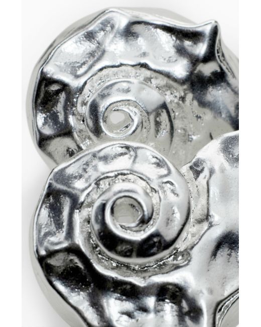 Desigual Black Shell-Shaped Earrings Zalio
