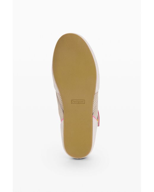Desigual Black Ballerina Mesh Logo