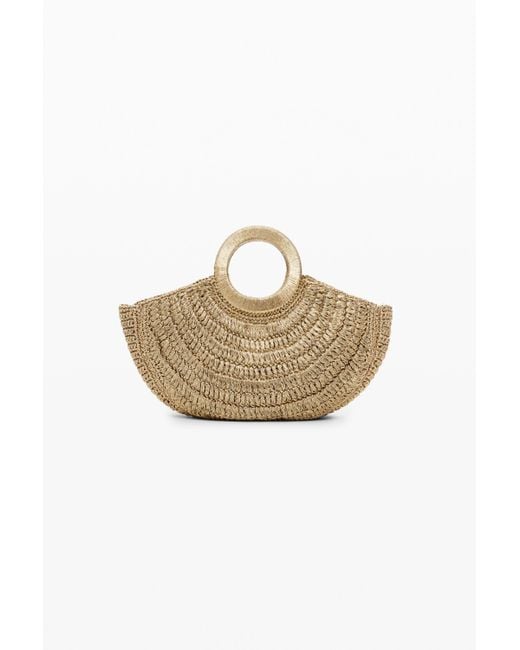 Desigual Multicolor Medium Raffia Hoop Bag
