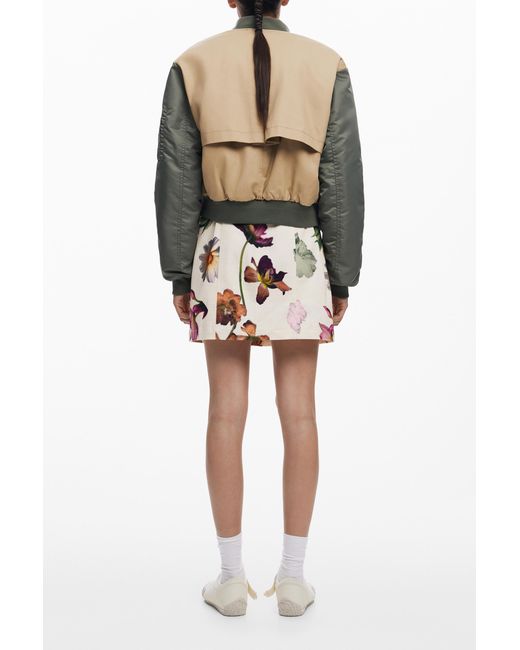 Desigual Brown Combined Trench Bomber