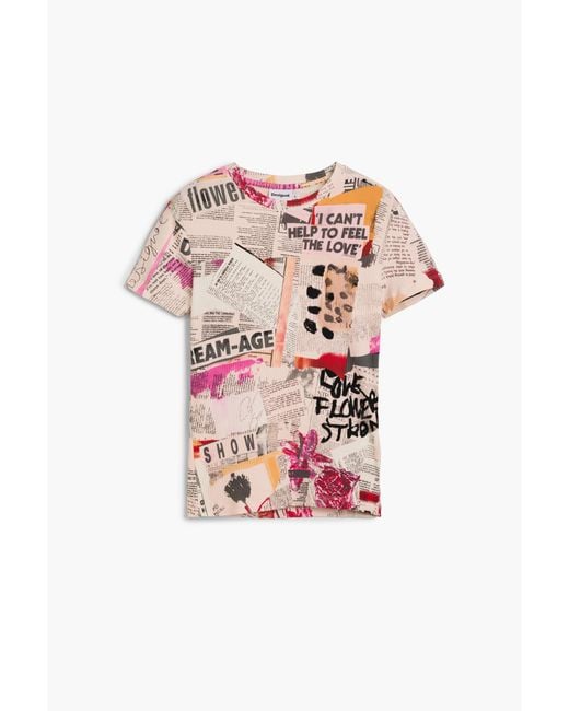 Desigual White Daily T-Shirt, Viscose