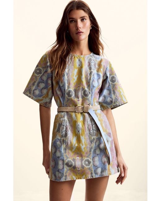 Desigual Natural Tapestry Dress Mr. Christian Lacroix, Cotton