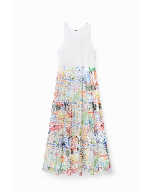 Desigual White Vest_quatro 1000 Dress