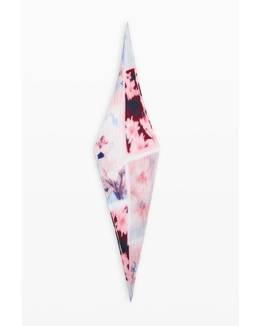 Desigual Pink Diamond Lily Scarf, Polyester