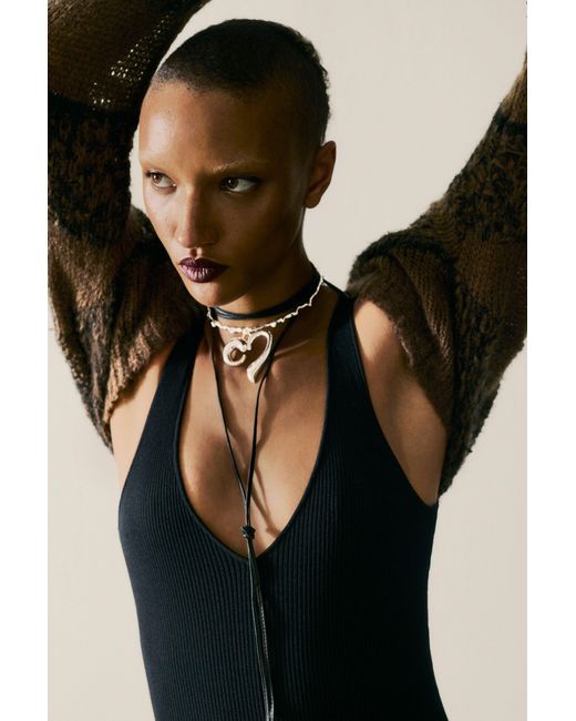 Desigual Black 2-In-1 Knit Dress