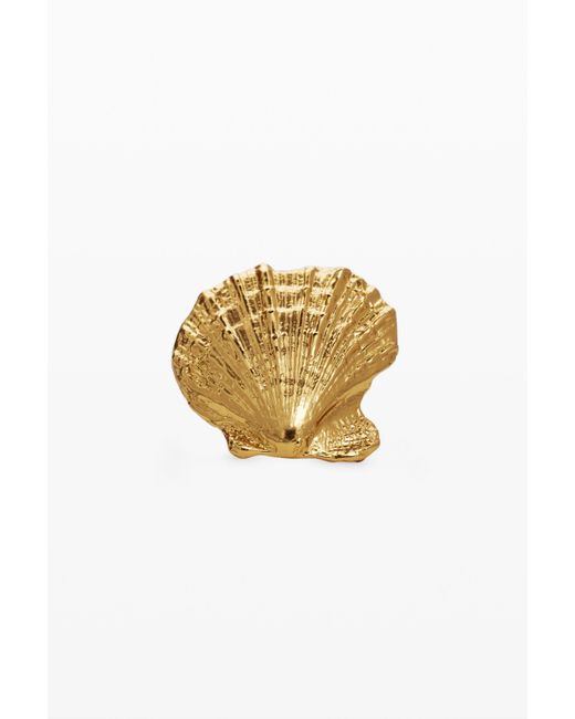 Desigual Metallic Muschelring Vergoldet Zalio