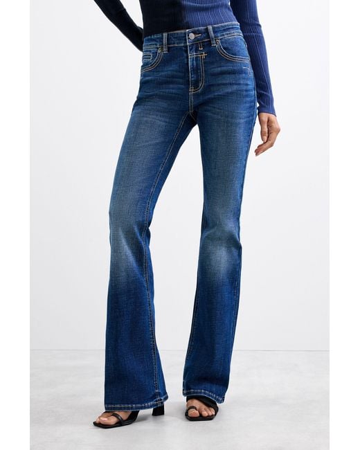 Desigual Blue Flare Jeans
