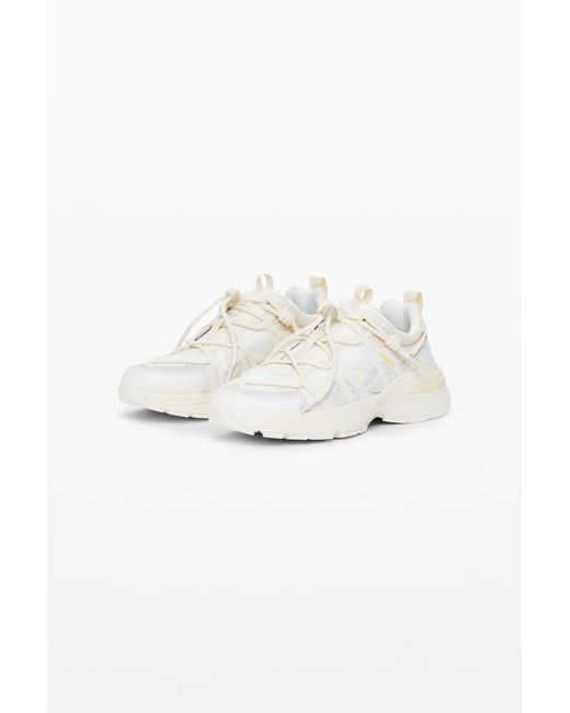 Desigual White Trekking Runner Sneakers