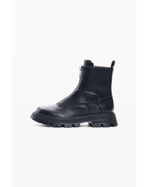 Desigual Blue Heel Boots Leather Effect, Polyurethane