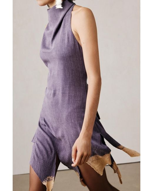 Desigual Pink Studio Halter Dress