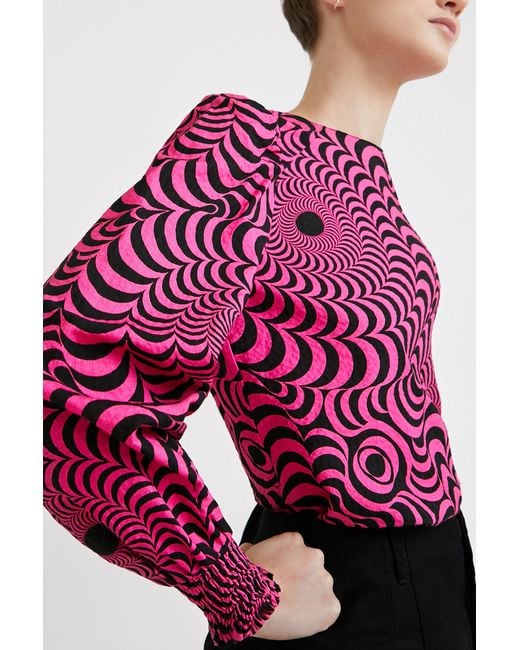 Desigual Psychedelic Textured Blouse